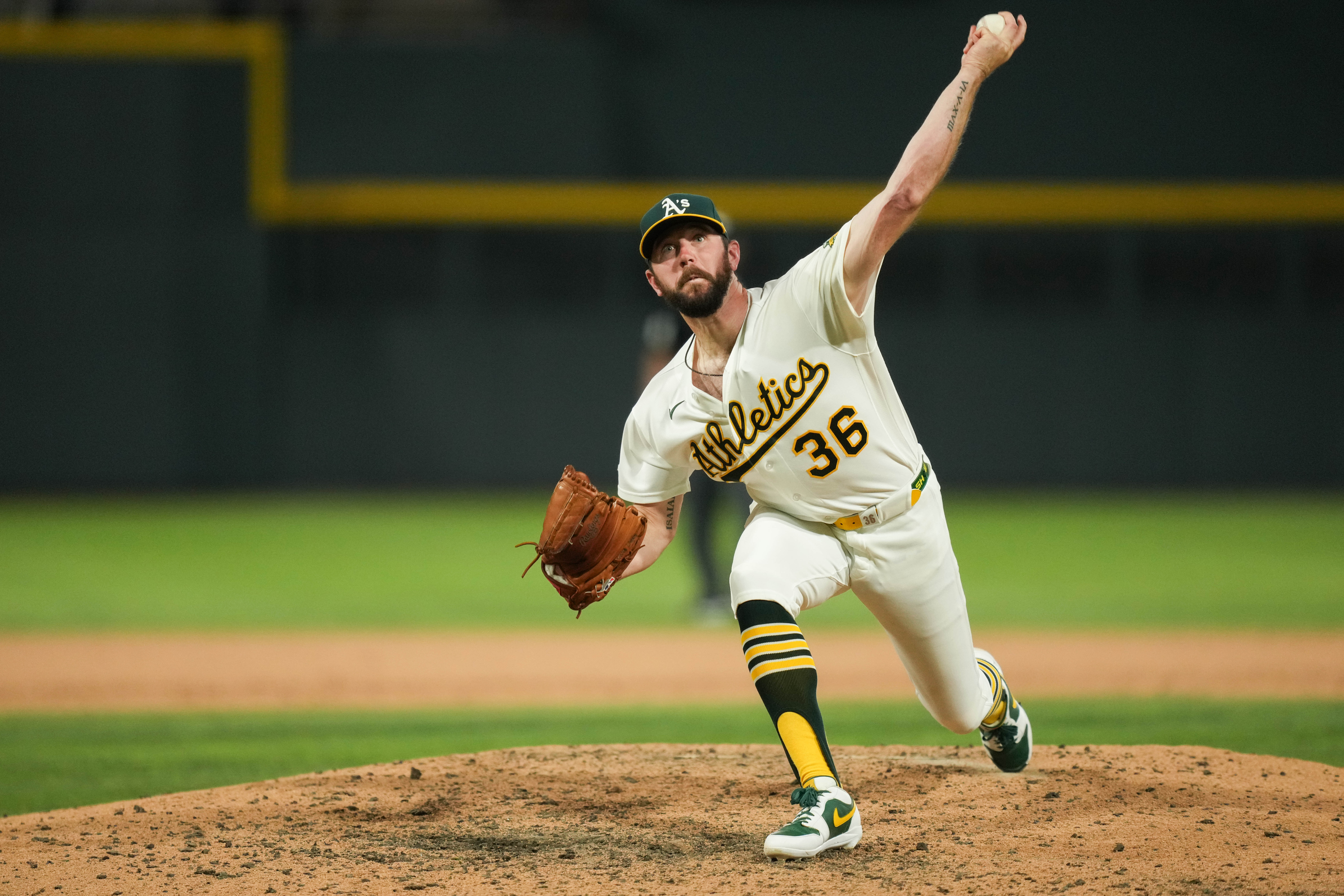 Athletics, Royals, Giants and Nationals pens